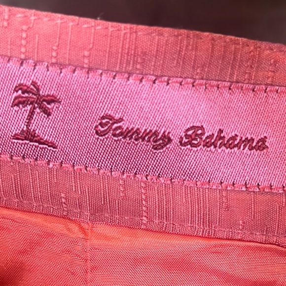 Tommy Bahama Coral Pink silk shorts size 8 - Picture 2 of 16
